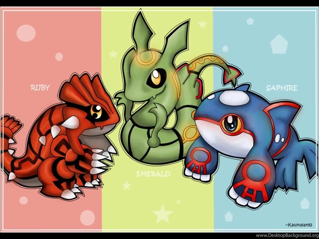 Pokemon Kyogre Rayquaza Wallpapers