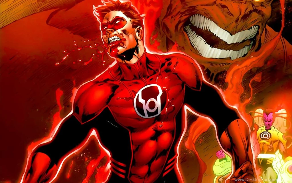Green Lantern Red Lantern Corps Comics Red Wallpapers   (