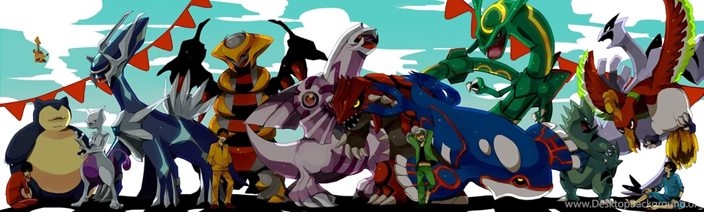 Wallpapers Pokemon Rayquaza Kyogre Groudon Giratina Palkia ...
