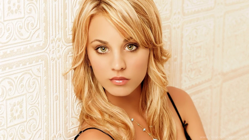 VRTY.ORG Blondes women celebrity green eyes kaley cuoco hd ...
