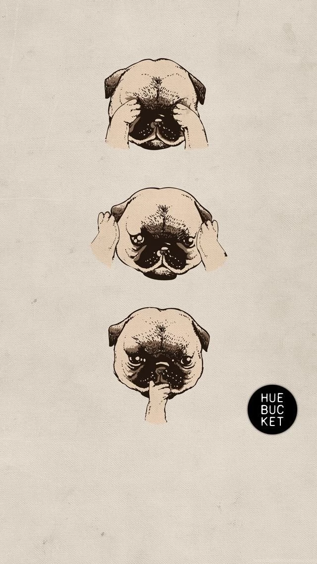 Hear No Evil. See No Evil And Speak No Evil Print Decoupaged On ...