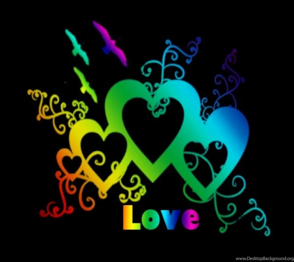 3d Love Logo Mobile Phone Wallpapers 176x208 Phones Hd Wallpapers