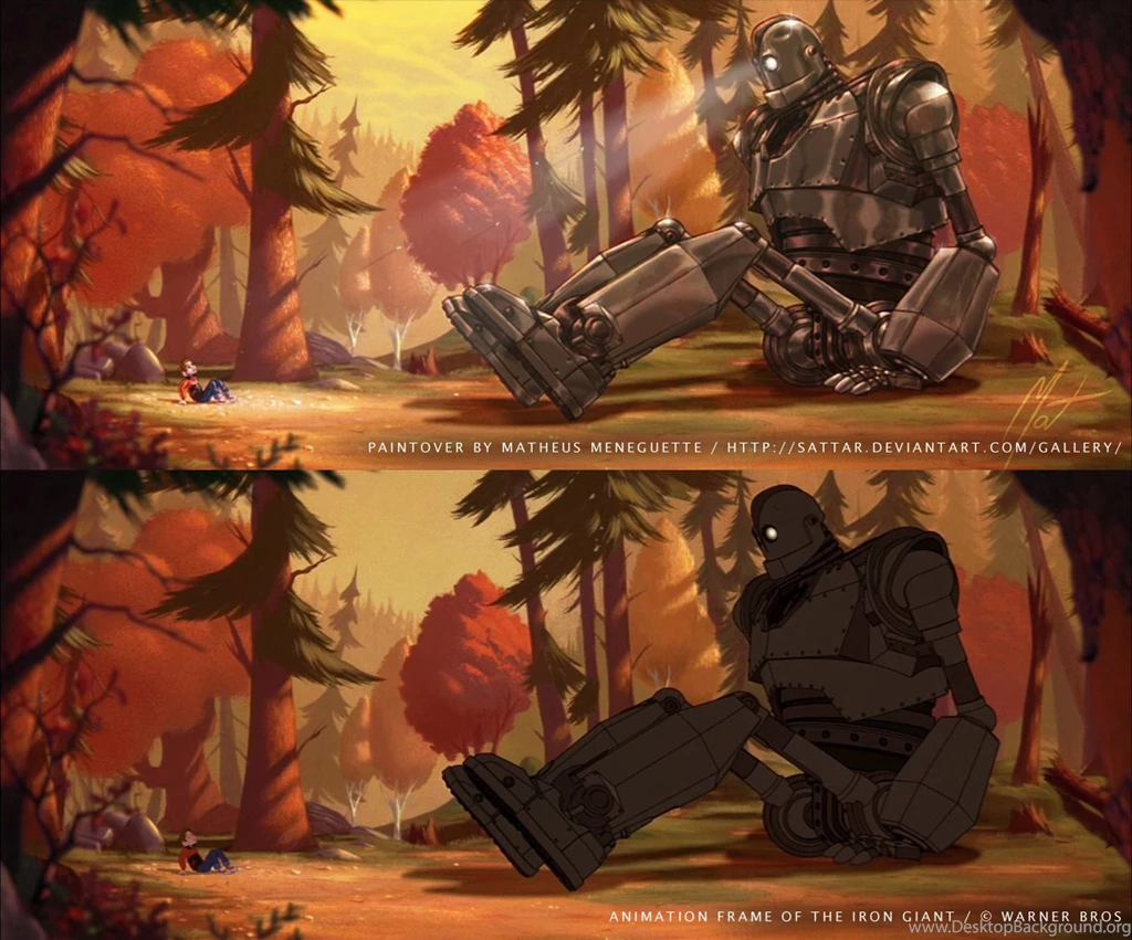 Paintover   The Iron Giant By SaTTaR On DeviantArt