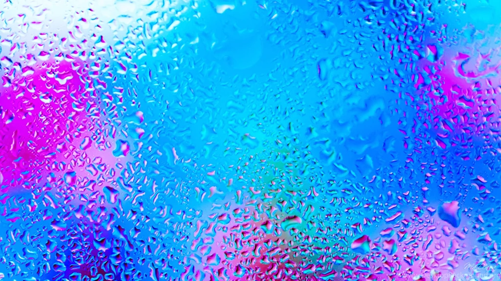 Windows Glass Colors Rain Drops Abstracts Mood Wallpapers ...