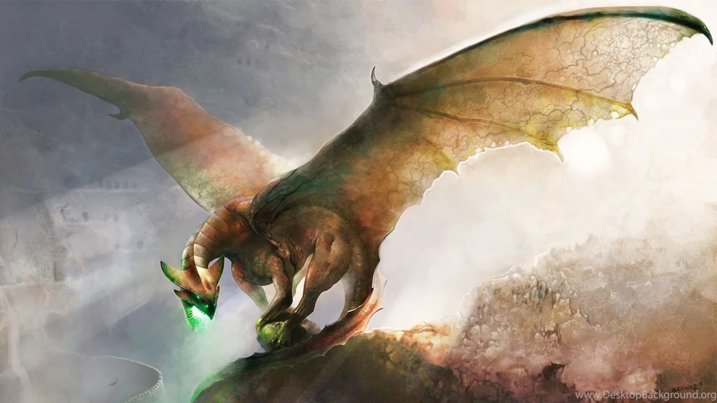 Wallpaper, Copper, Dragon, Wallpapershunt, Widescreen (
