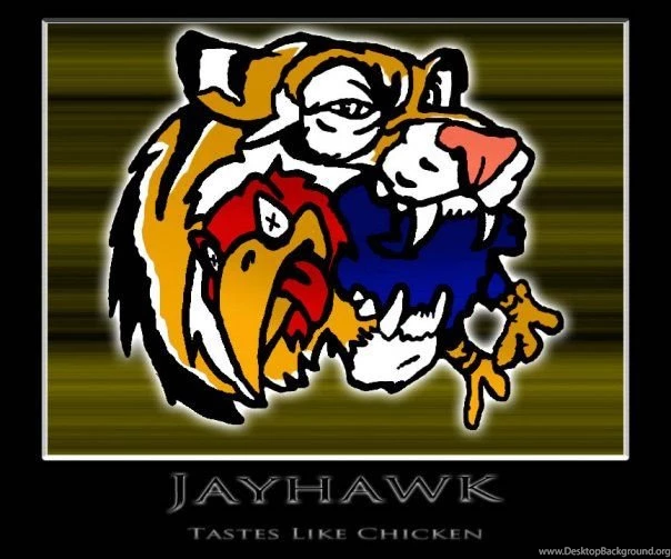 Missouri Tigers Eating A Jayhawk By Kellyjgoines On DeviantArt