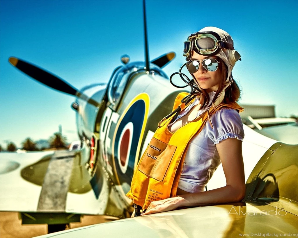 Spitfire Girl Computer Wallpapers, Desktop Backgrounds