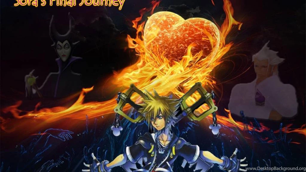 Kingdom Hearts Disney Company Fire Sora Wallpapers (