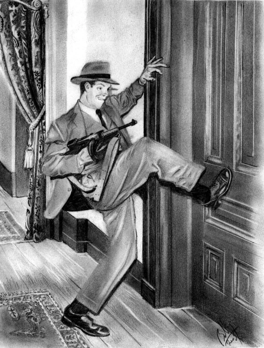 Tommy Gun Portrait By Thumbshare On DeviantArt