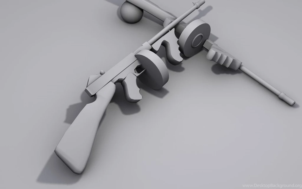Tommy Gun Render Image The Fifties Mod For Half Life 2 Mod DB