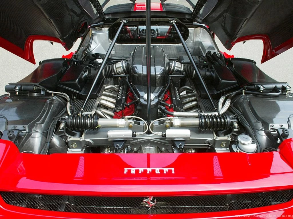 Ferrari Enzo   Engine Compartment   1024x768 Wallpapers
