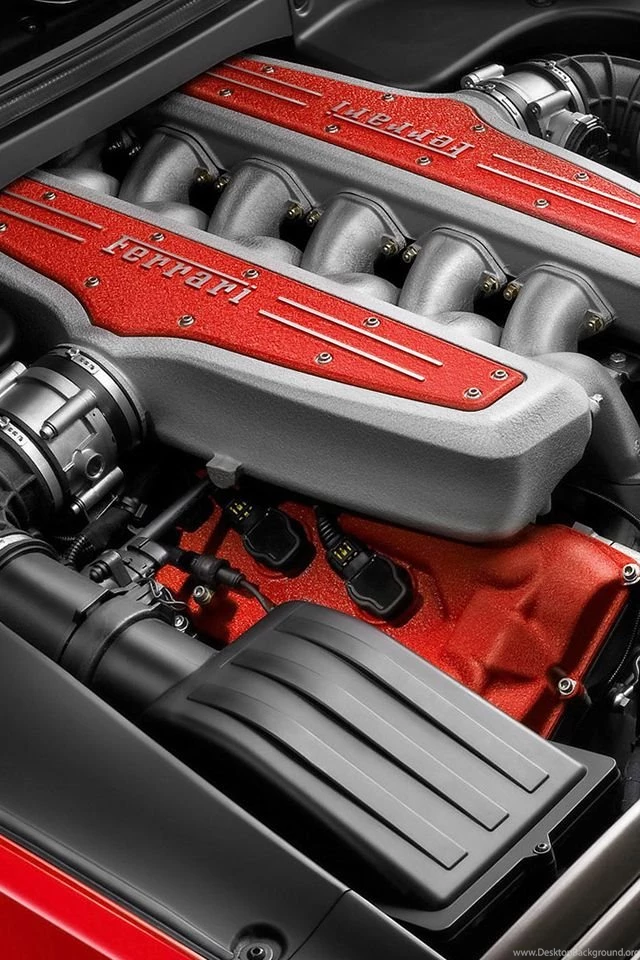 Ferrari Engine Desktop Background