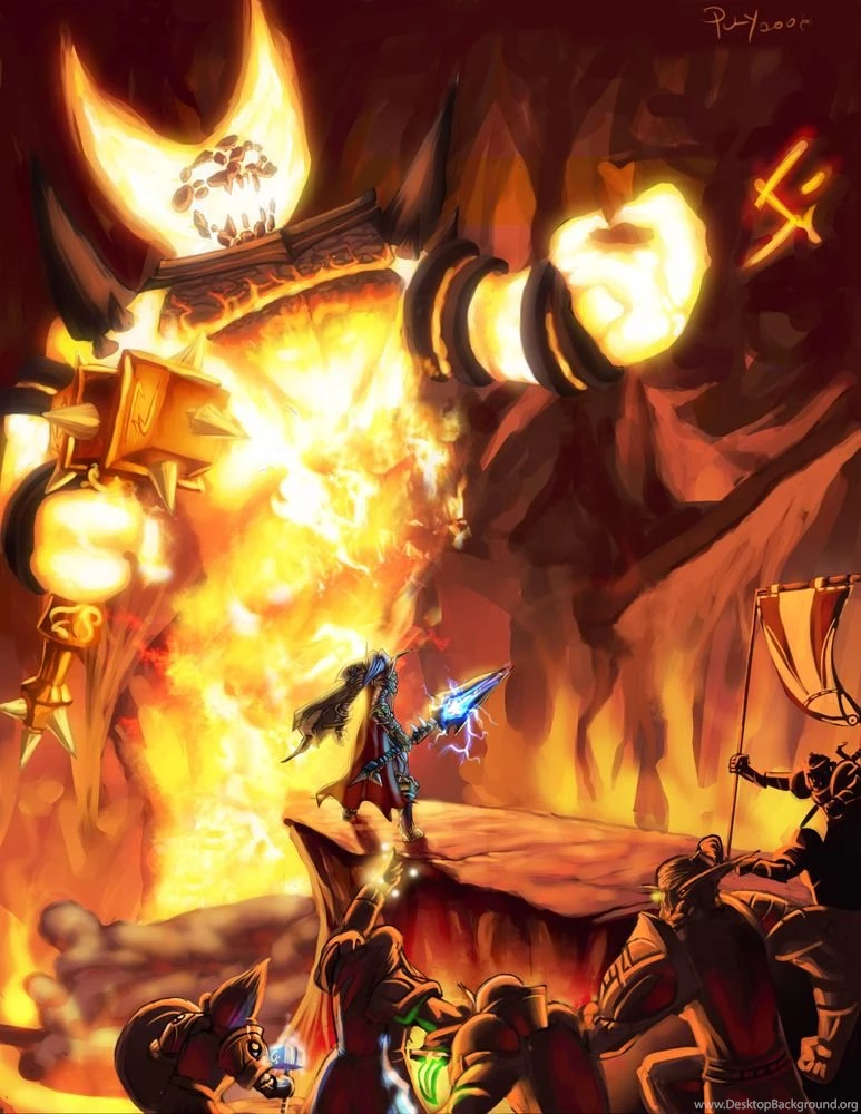 Reign Of Elysian VS. Ragnaros By Pulyx On DeviantArt