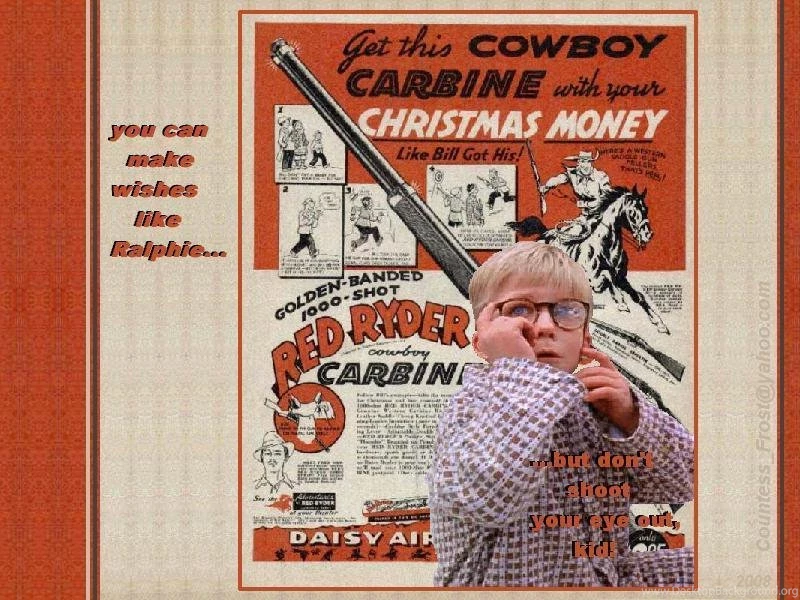Don't Shoot Your Eye Out A Christmas Story Wallpapers (3189191 ...