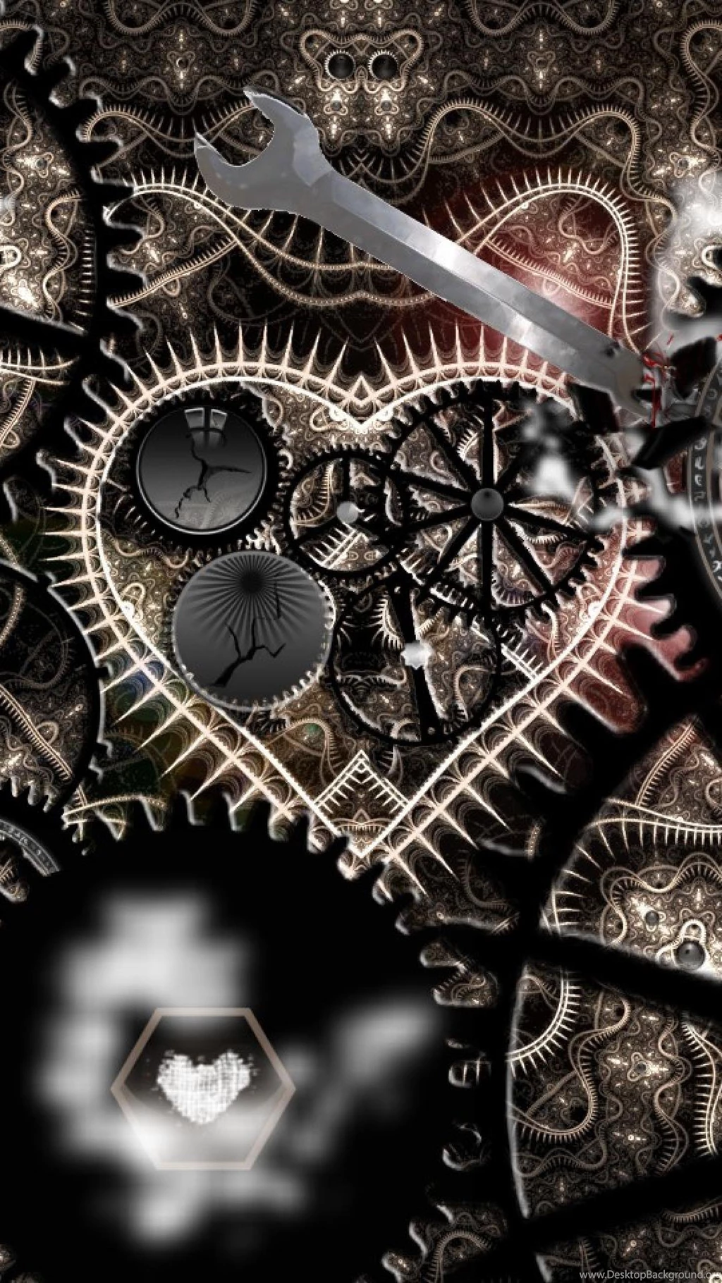 Nokia n8 themes broken glass iphone 6 plus 1080x1920 wallpaper.jpg