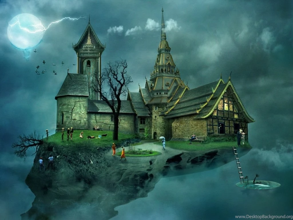 Wallpapers Sky At Night Sexy Screensavers D Graphics Home Castle ...