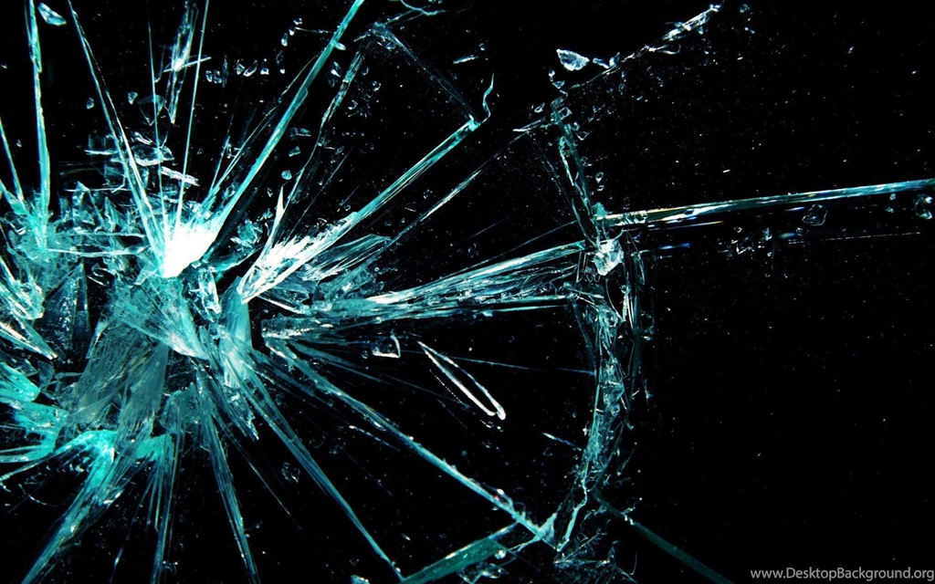Broken Glass Shattered Crack Abstract Window Bokeh Pattern ...