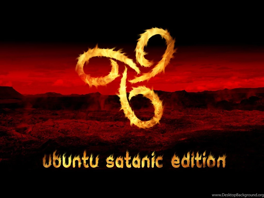 Ubuntu Satanic Edition   Wallpapers