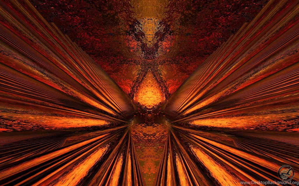 Abstract 666 Orange
