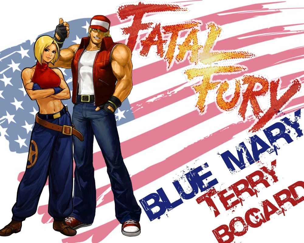 FatalFuryBlueMaryTerryBogardWall The King Of Fighters Wallpapers ...