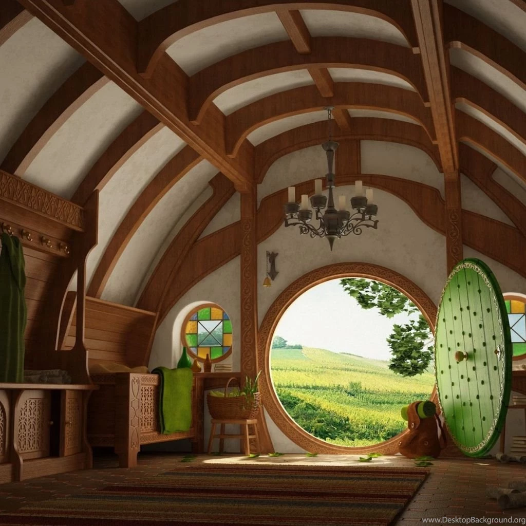Hobbits House iPad Wallpapers Download