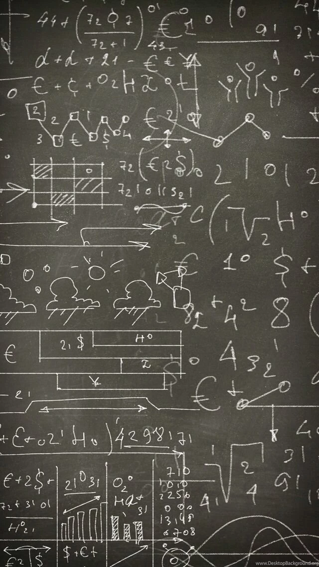 Science Formulas On Blackboard