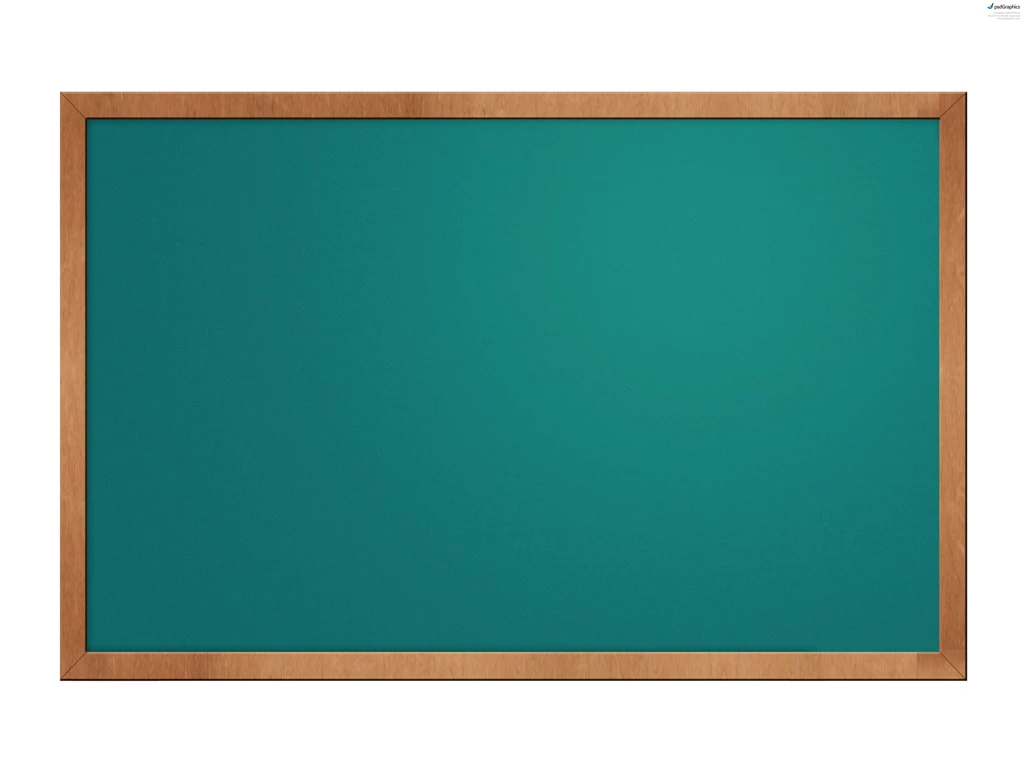 Green And Black Blackboards (chalkboards) Set