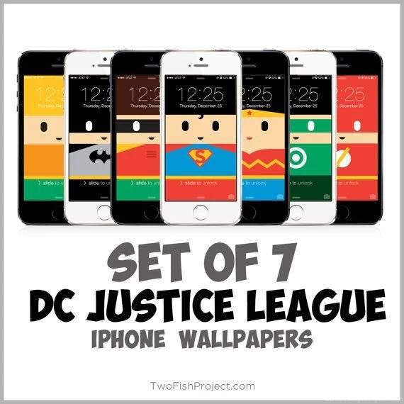 Justice League iPhone Wallpaper: Batman Superman By TwoFishProject