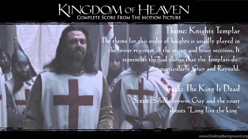 Kingdom Of Heaven Soundtrack Themes   Guy And The Knights Templar ...