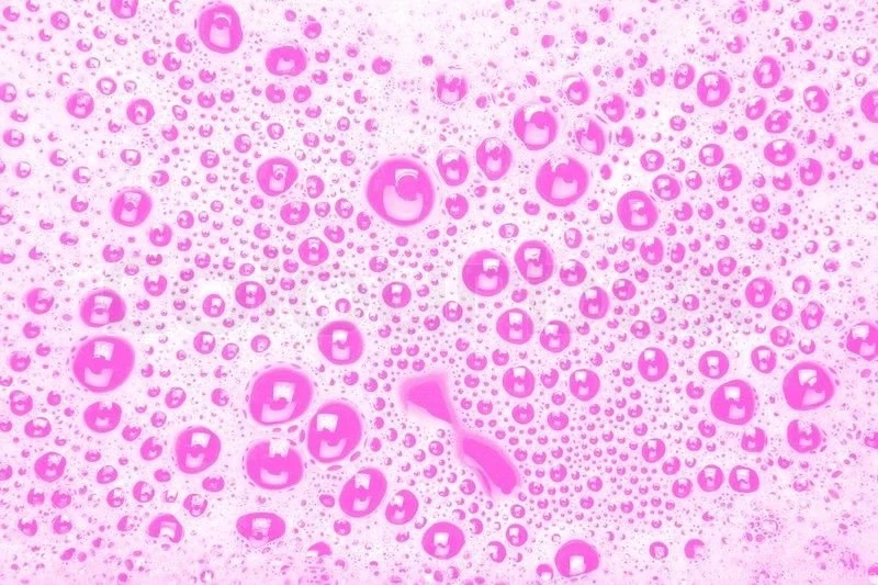 Soap Bubbles In Water, Background, Texture Stock Photo