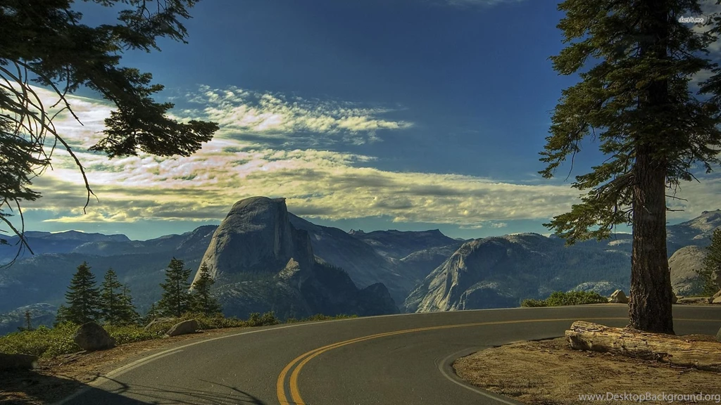 Road Through Yosemite National Park Wallpapers Nature Wallpapers ...