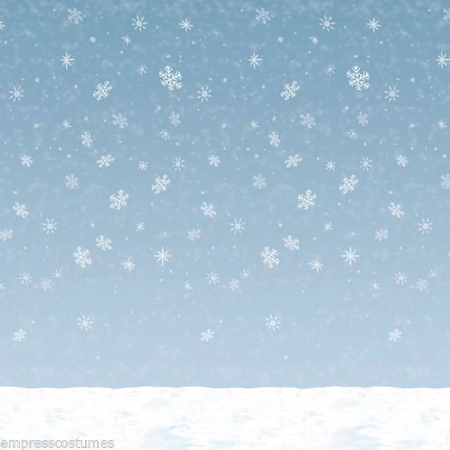 Frozen Christmas Winter Sky Theme 9m Backgrounds Scene Setters ...