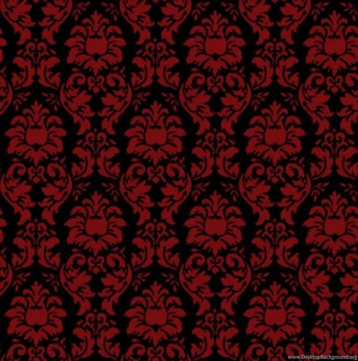 Red And Black Damask Wallpapers