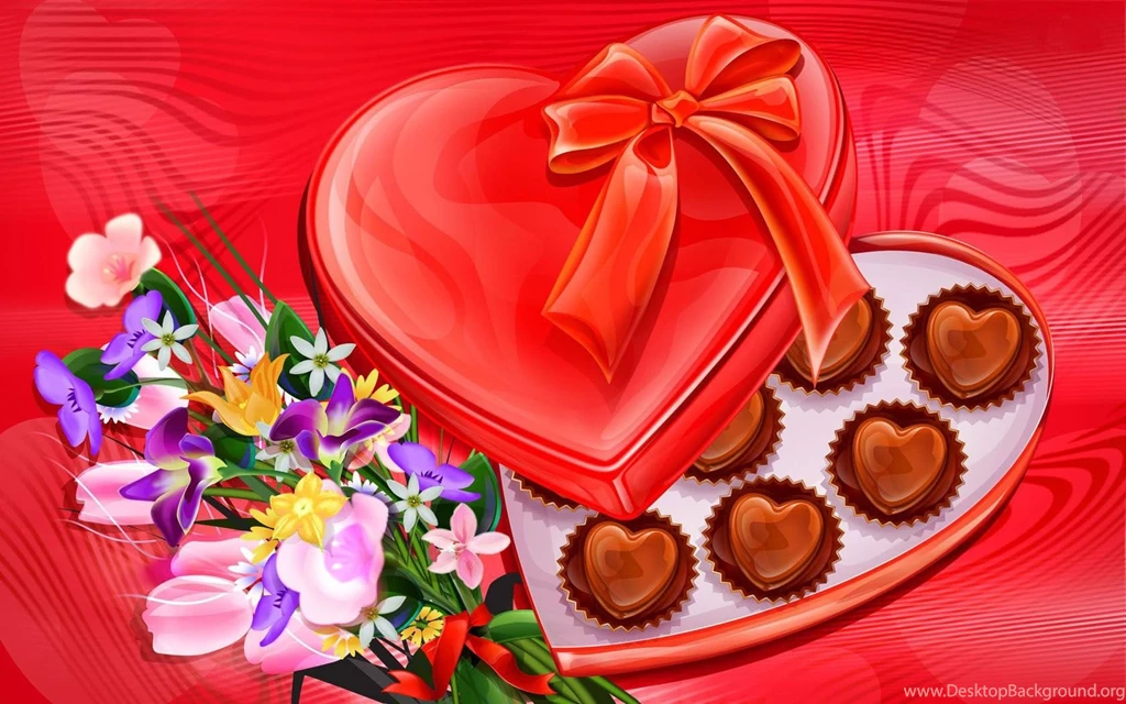 Chocolate Love Heart Wide Wallpapers