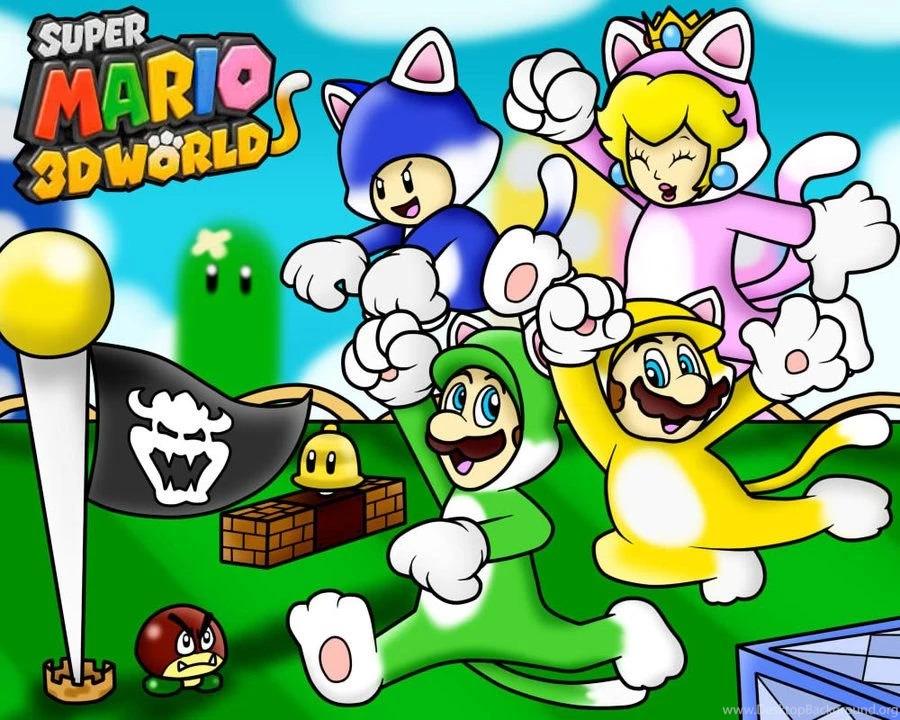 Super mario world. Super Mario 3d World Luigi. Super Mario World: 3д. Марио World 3-4. Super Mario 3d World Луиджи.