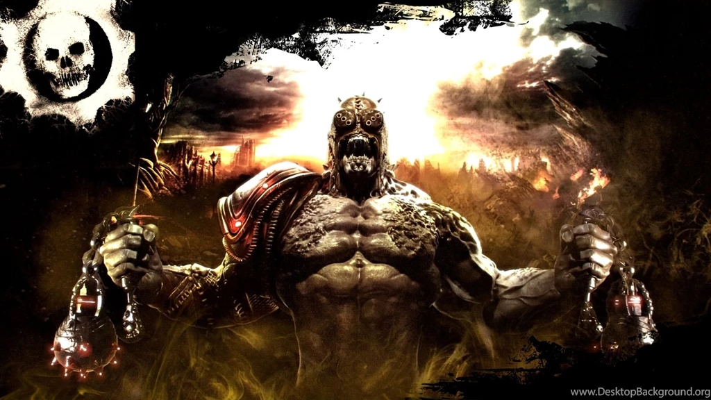 Download Wallpapers 1920x1080 Gears Of War, Monster, Arm, Scream ...