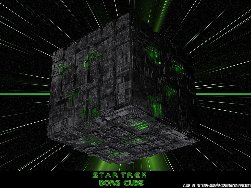 Star Trek Borg Cube, Free Star Trek Computer Desktop Wallpapers