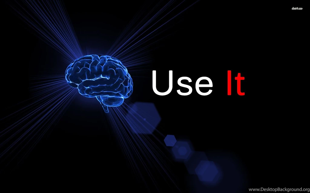 Use Your Brain Wallpapers Typography Wallpapers
