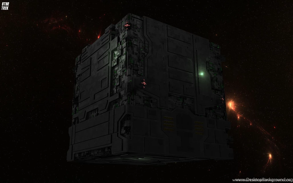 Star Trek Borg Tactical Cube, Free Star Trek Computer Desktop ...