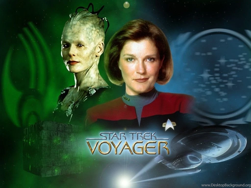 Voyager Vs. Borg   Captain Janeway Wallpapers (17330741)   Fanpop