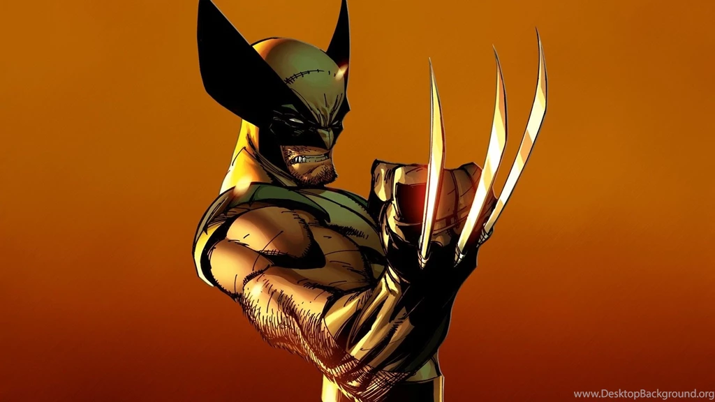 Wolverine Comic Drawing Wallpaper.