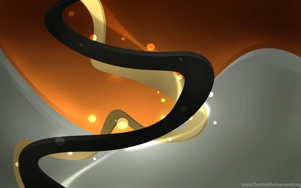 Black Orange Swirls Wallpapers 1920x1200 80666