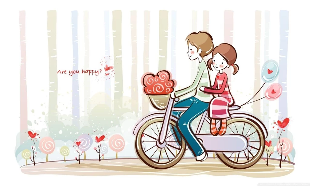 Cute Valentine Couple HD Desktop Wallpapers : High Definition ...