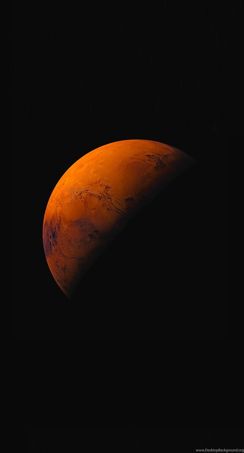 Planet Orange Black IOS9