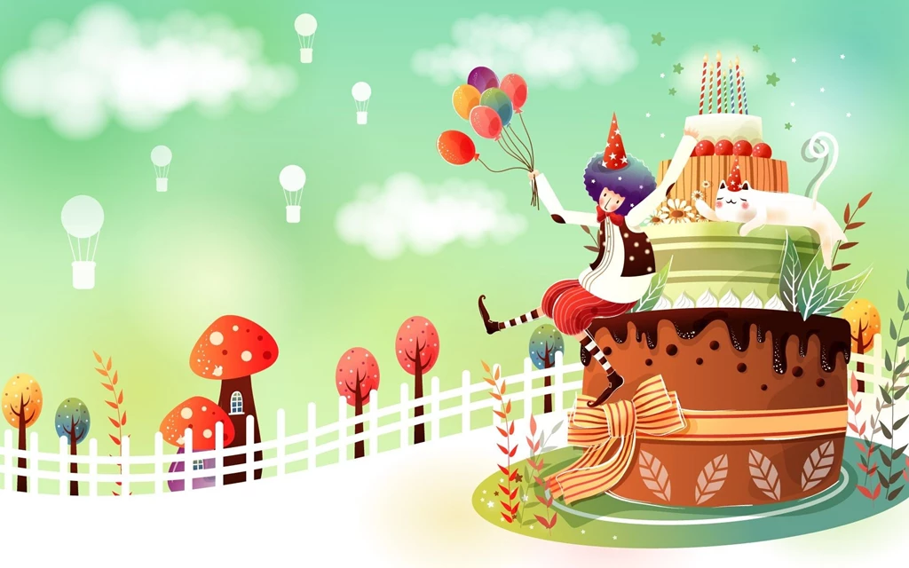 Vector Graphics : Colorful Children's Wonderland 1920x1200 NO.19 ...