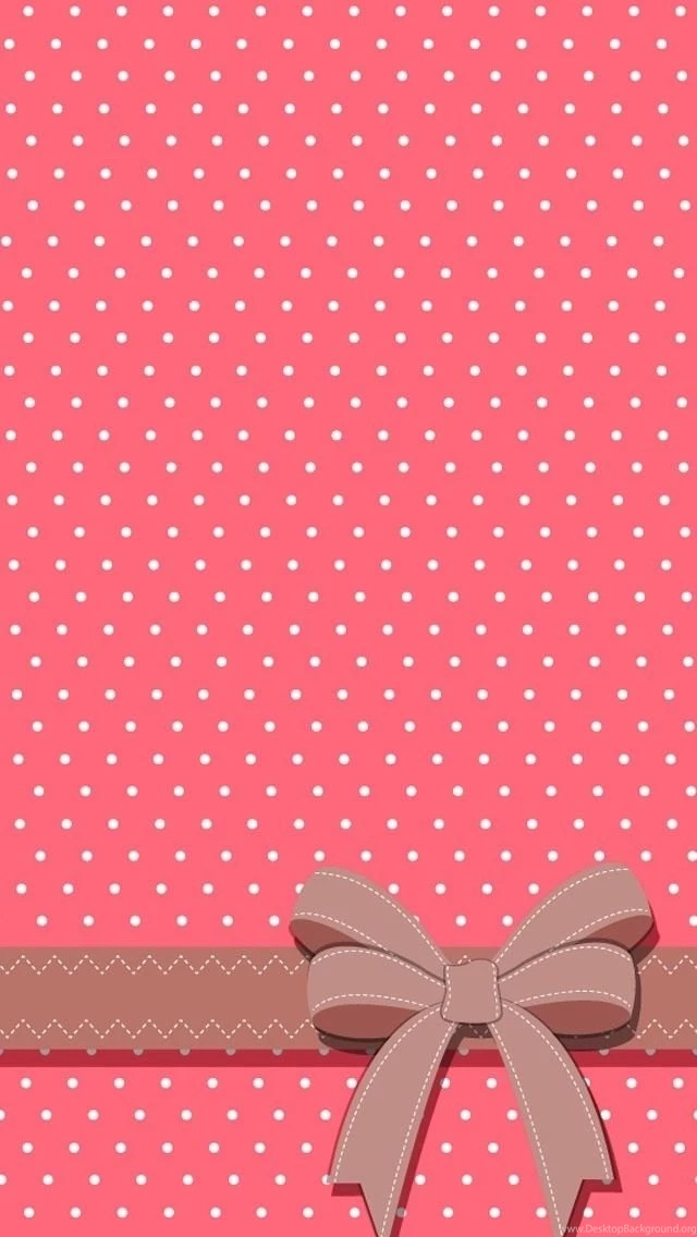 Polka Dot Pink And White iPhone Wallpapers ( Also Good For Other ...