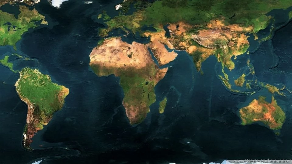 World Map Dual Monitor HD Desktop Wallpapers : Widescreen : High ...