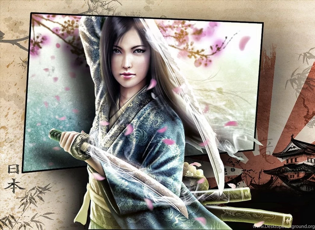 Wallpapers Samurai Girl 4 By Spaceibiza1313 On DeviantArt