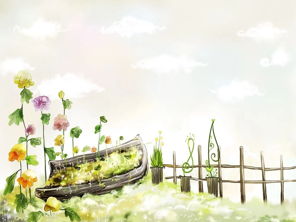 Cartoon Images Of Flowers HD Wallpapers Lovely