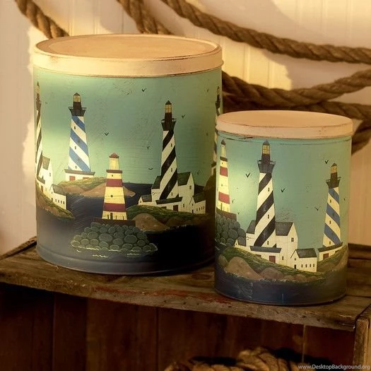 Wallies Warren Kimble Lighthouses Wall Decal